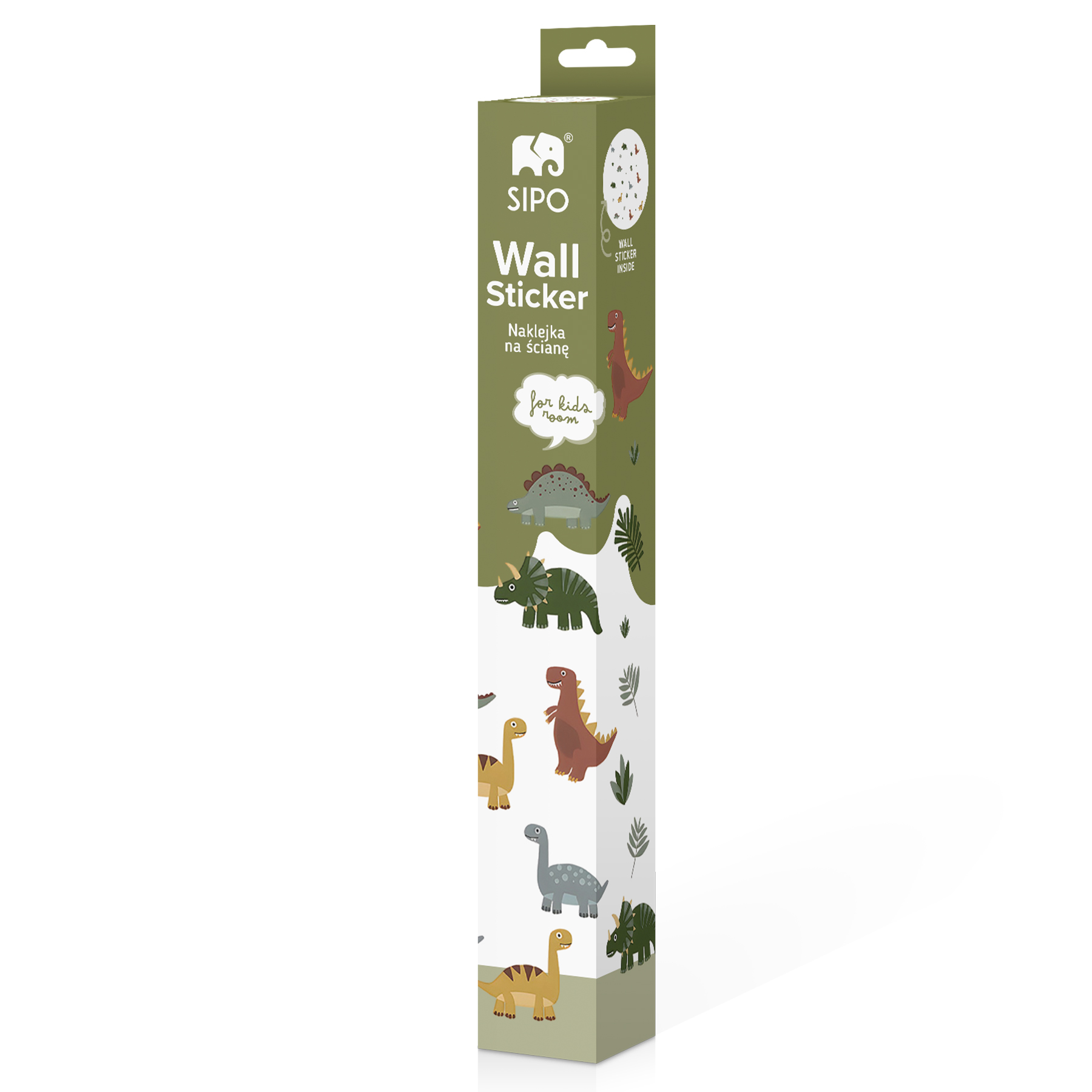 Stickere Perete Copii SIPO – Mini Dinozauri, Set Decorativ, 90x80 cm
