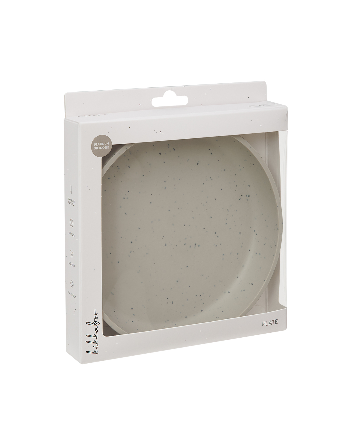 Farfurie pentru bebelusi din silicon alimentar 400ml, Platinum Sand