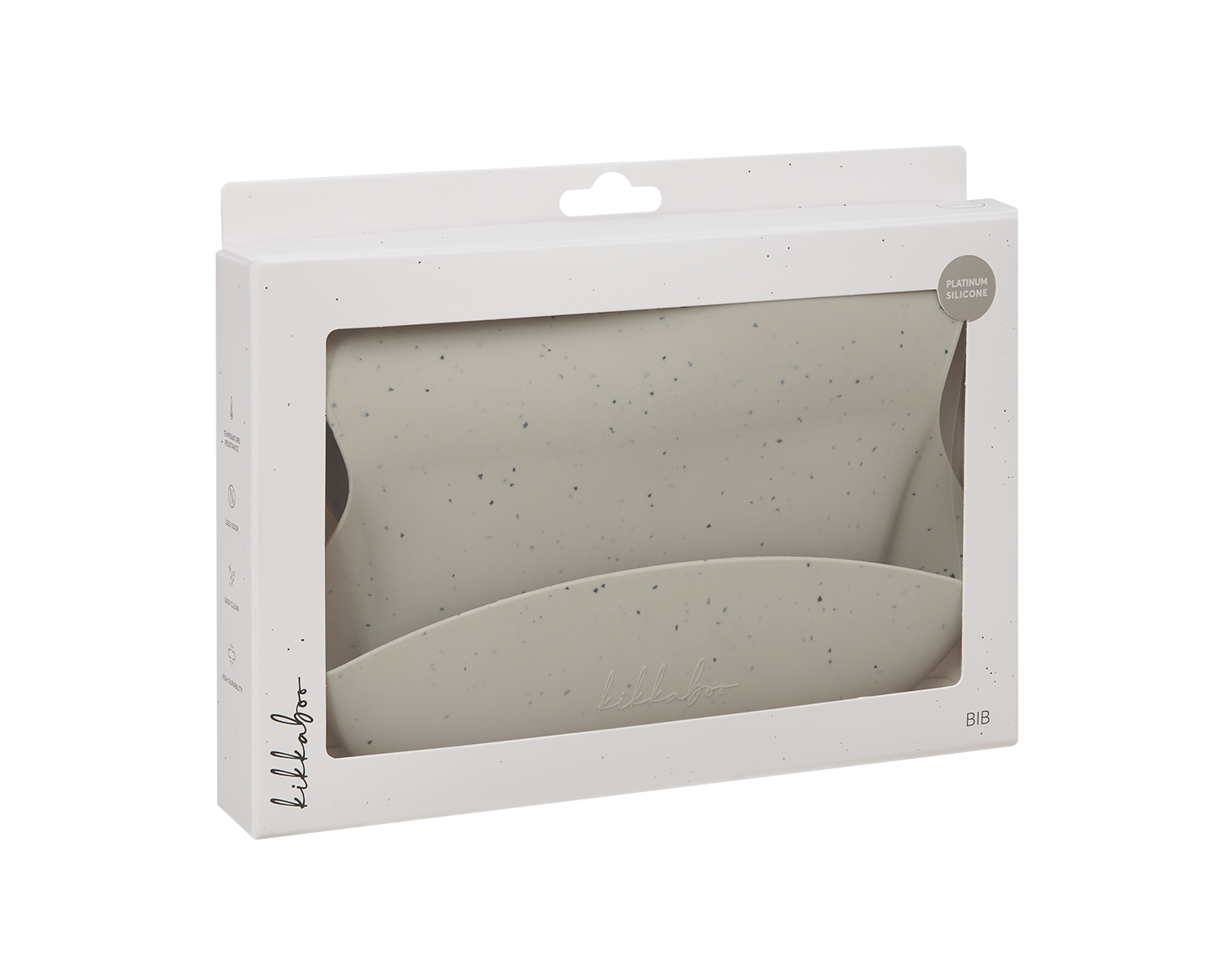 Baveta din silicon cu buzunar colector pentru hranire, Platinum Sand