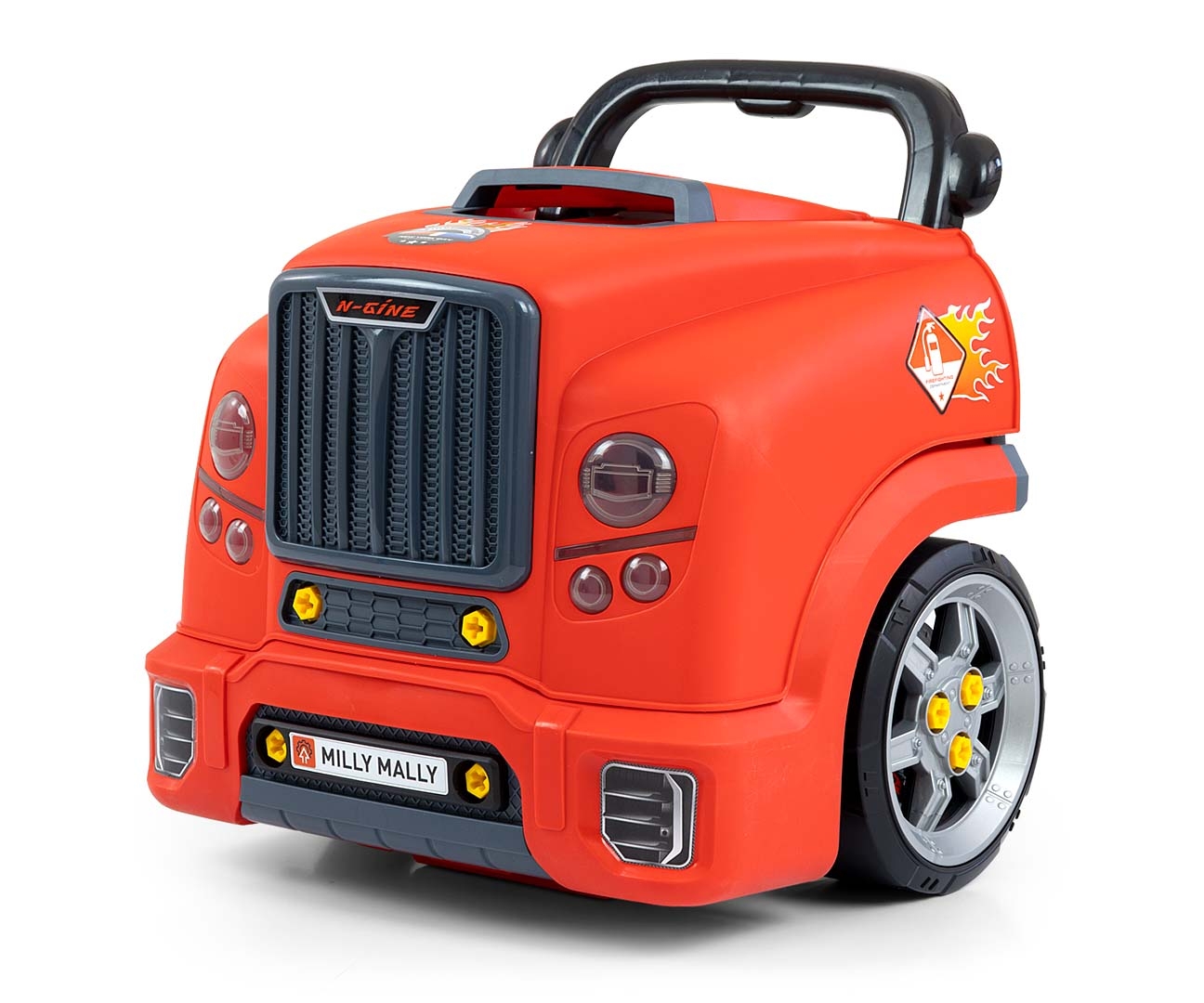 N-GINE – motor auto demontabil, jucarie educativa STEM (3+), Milly Mally, Red