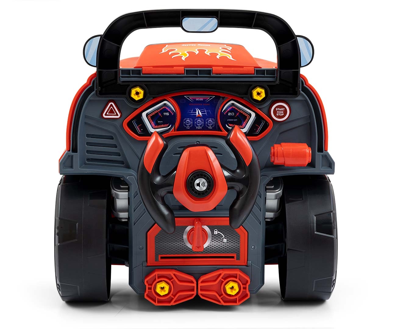 N-GINE – motor auto demontabil, jucarie educativa STEM (3+), Milly Mally, Red