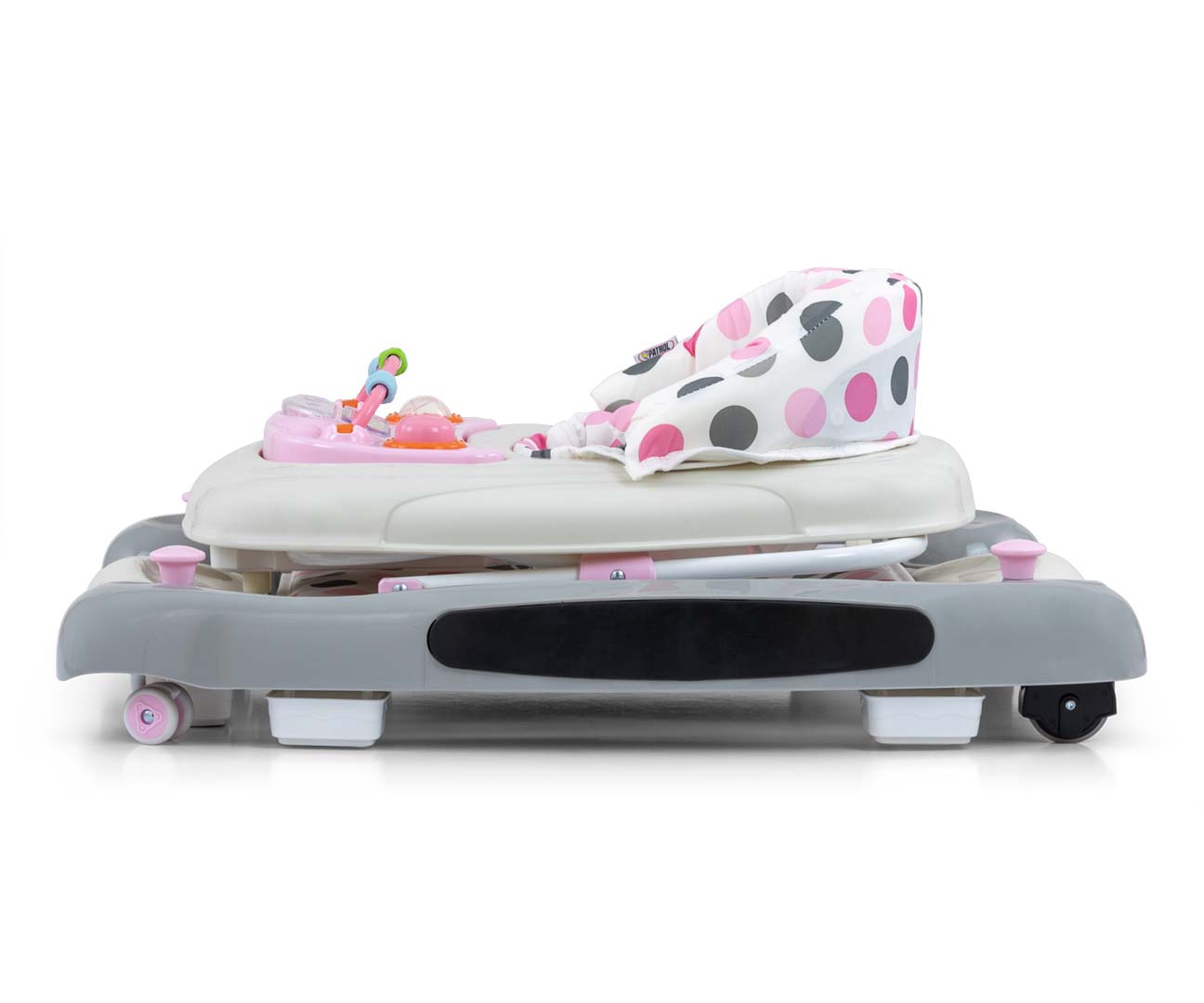 Premergator 2in1 Milly Mally Patrol Plus - Mers si Balansare, Panou Educativ, Pastel Dots
