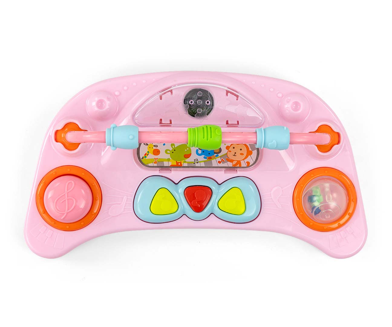Premergator 2in1 Milly Mally Patrol Plus - Mers si Balansare, Panou Educativ, Pastel Dots